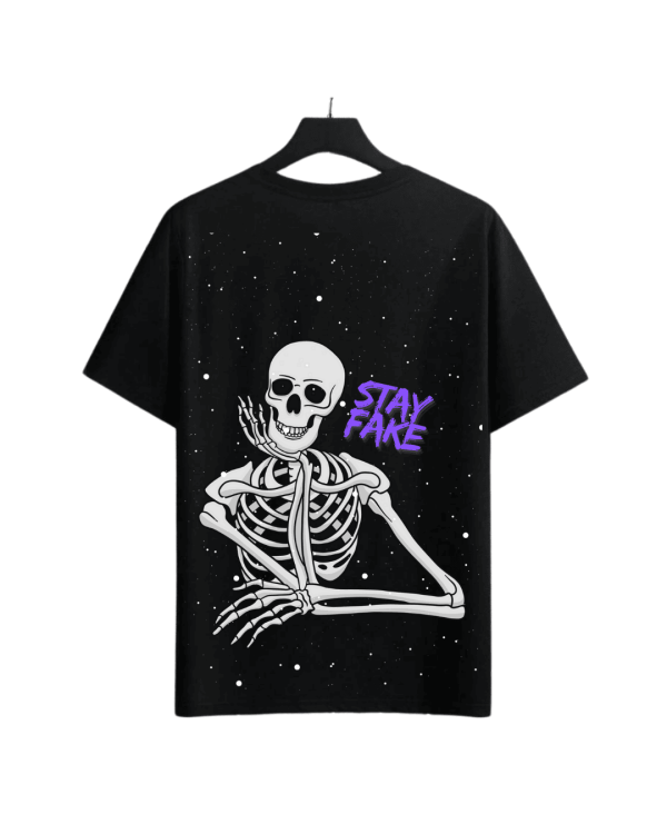 Deep Skull Black T Shirt
