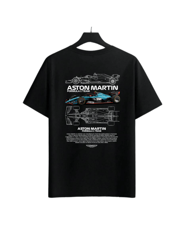Formula 1 Aston Martin Black T Shirt