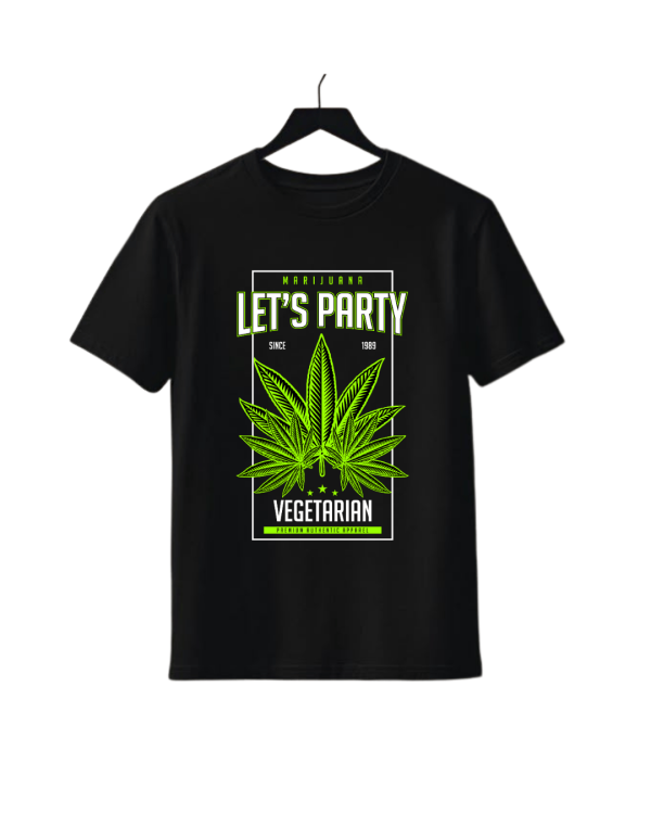 Herb Vibe Black T Shirt