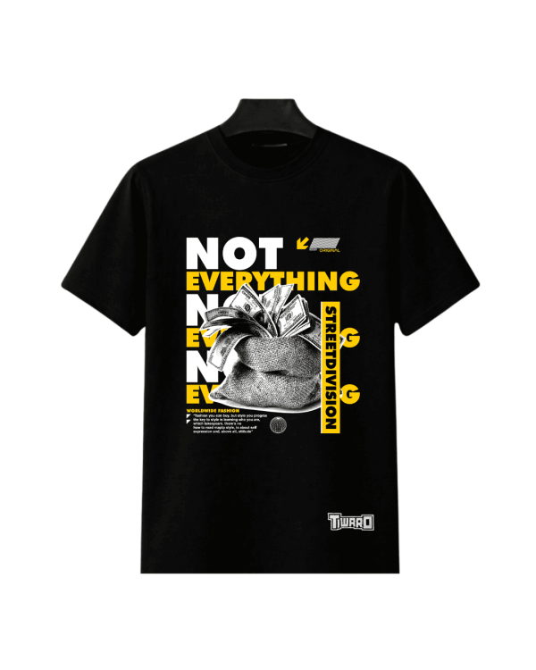 Street Stack Black T Shirt