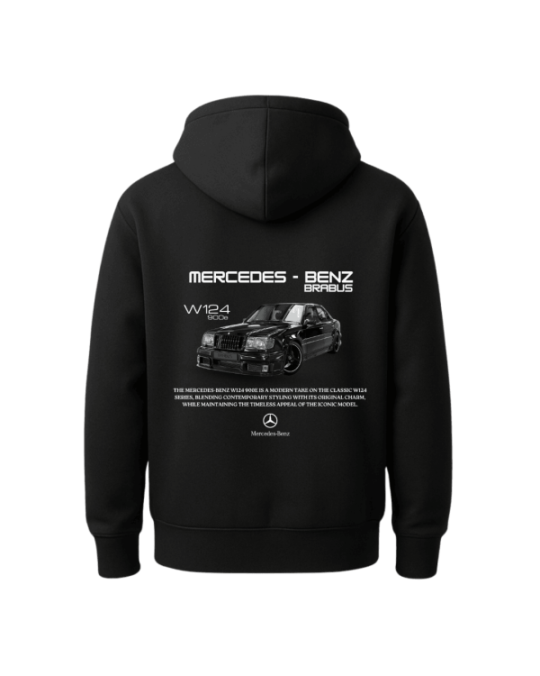 W124 Legacy Black Hoodie