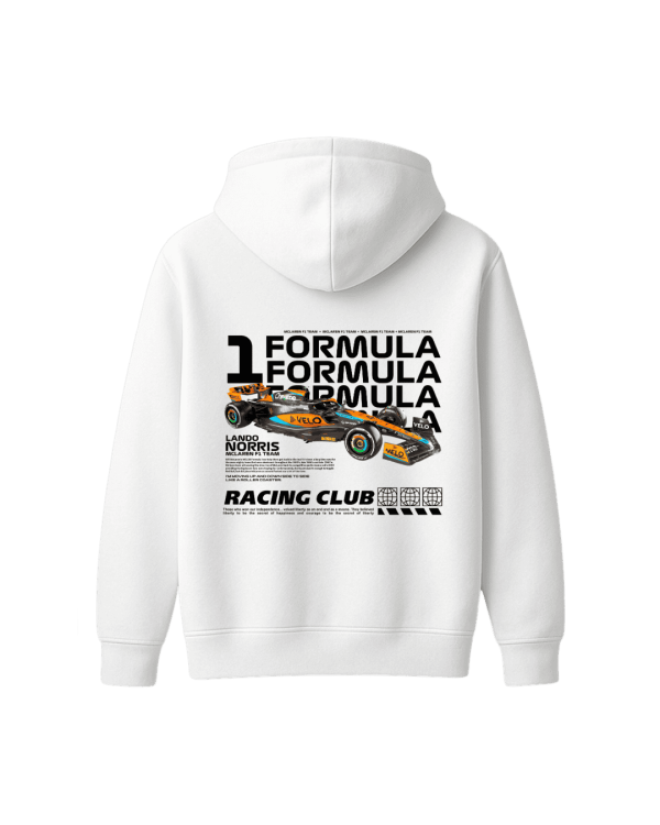 Formula 1 Lando Norris White Hoodie
