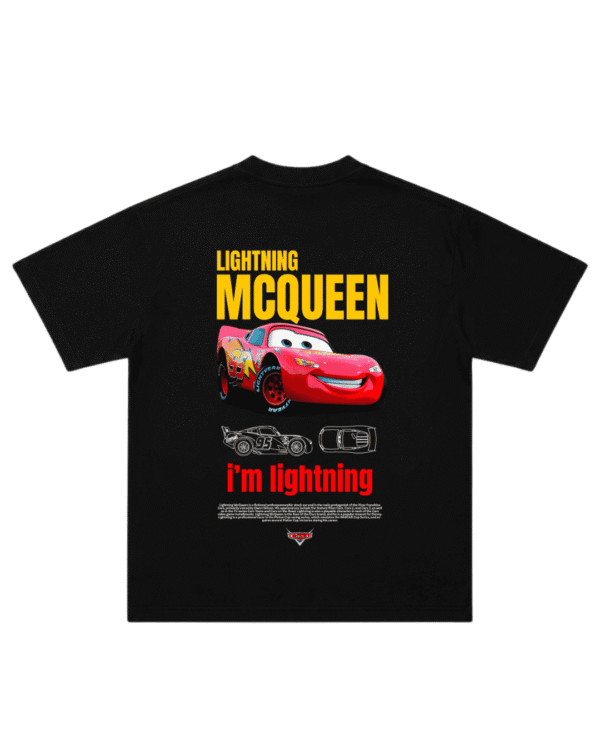 Black McQuen 95 Drop Shoulder T Shirt